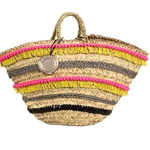 Micaela Spadoni Embellished
Straw Coffa Beach/Tote Bag Made in Sicily, I…